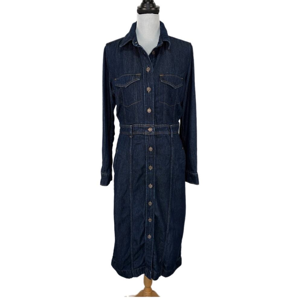 7 for All Mankind Dark Denim Dress NWT - Women's Size S